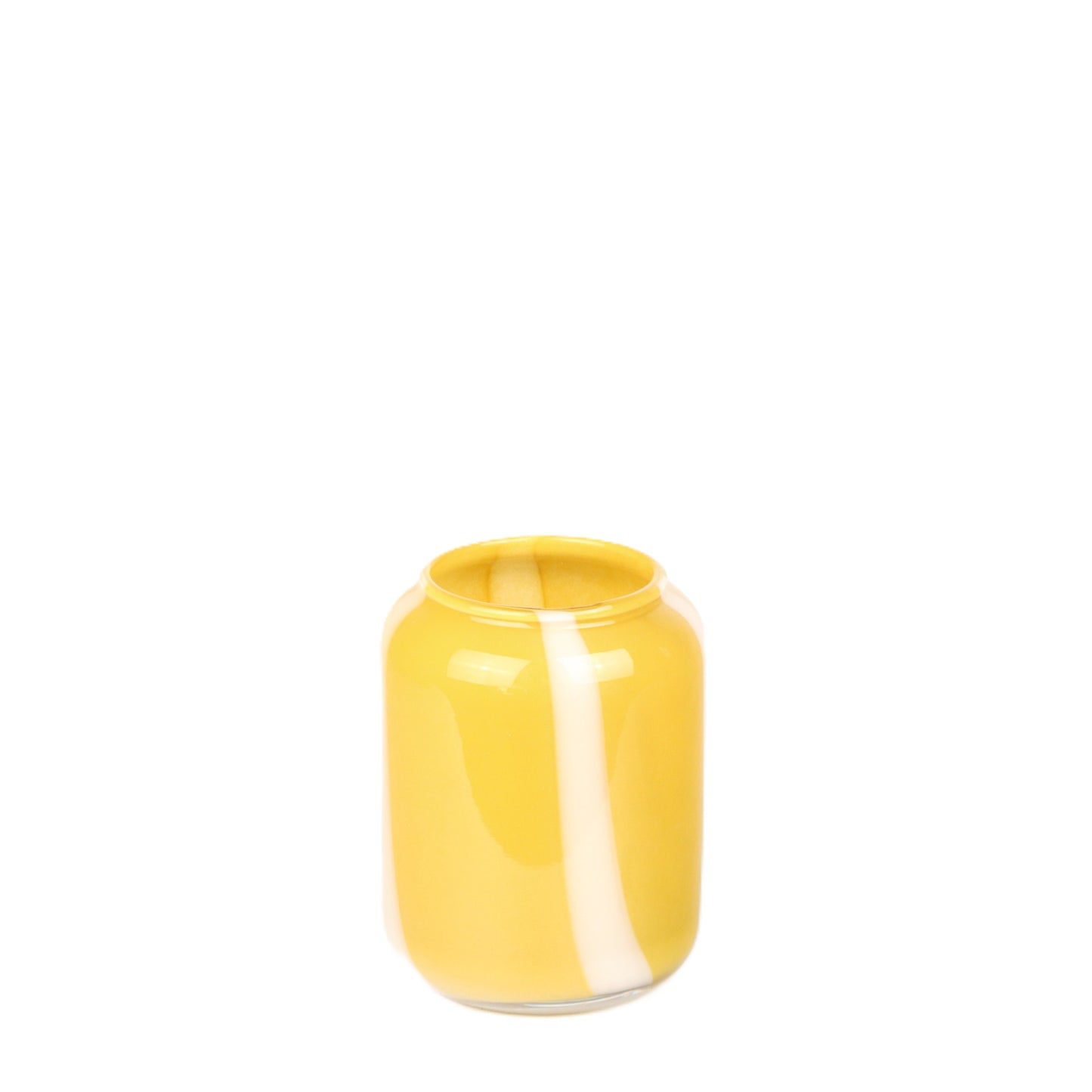 Honey Streaky Apothecary Jar Small