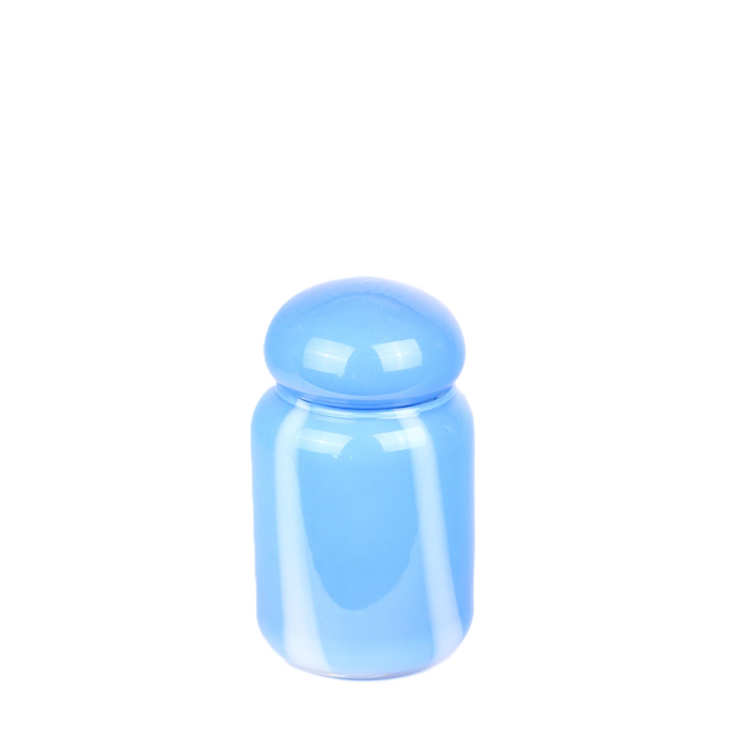 Blue Lightning Streaky Apothecary Jar Small