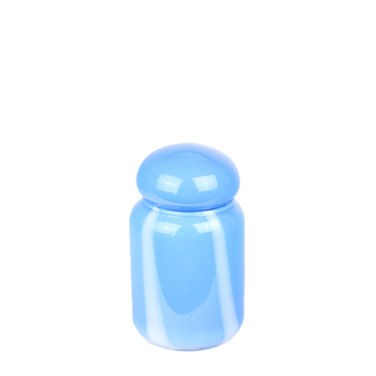 Blue Lightning Streaky Apothecary Jar Small