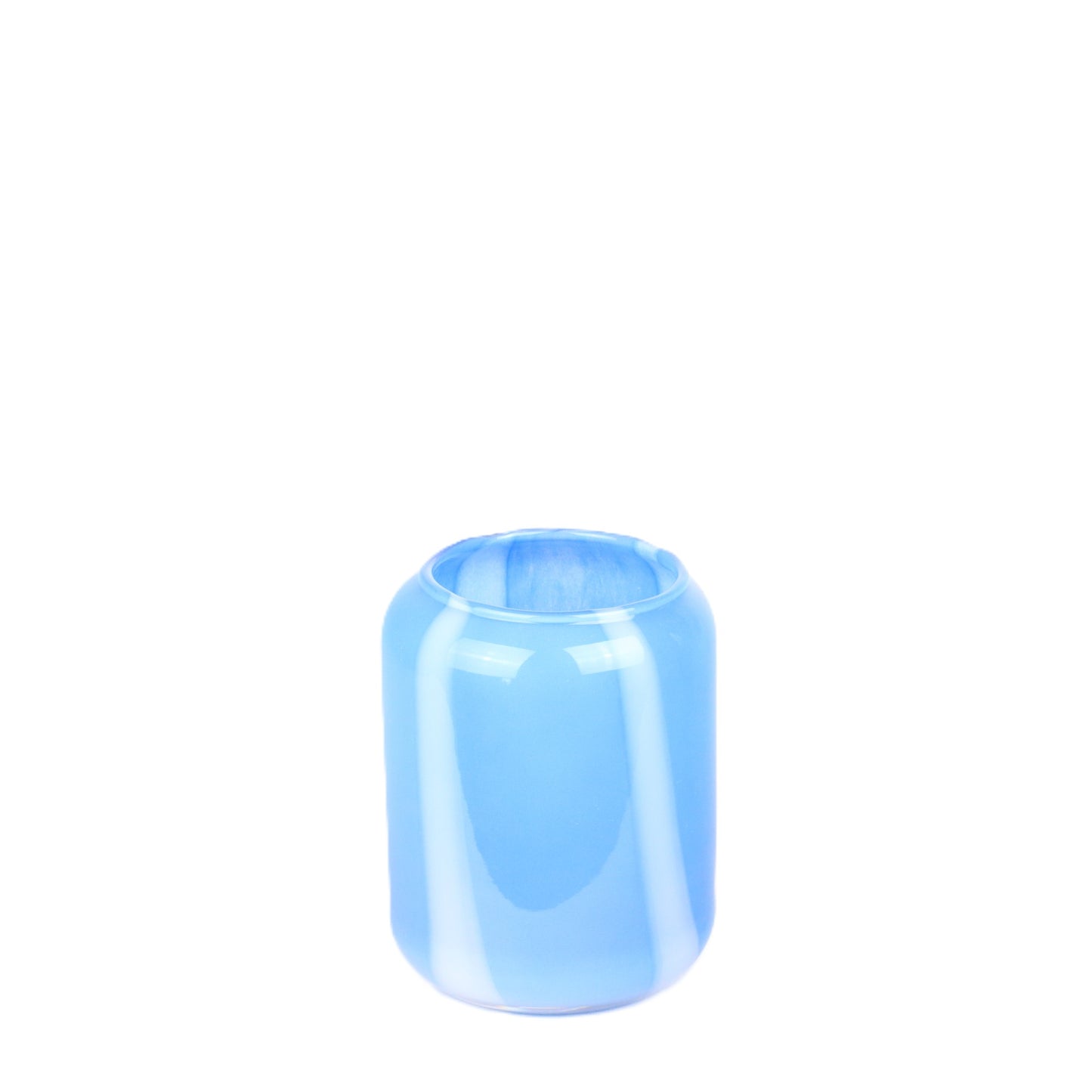 Blue Lightning Streaky Apothecary Jar Small