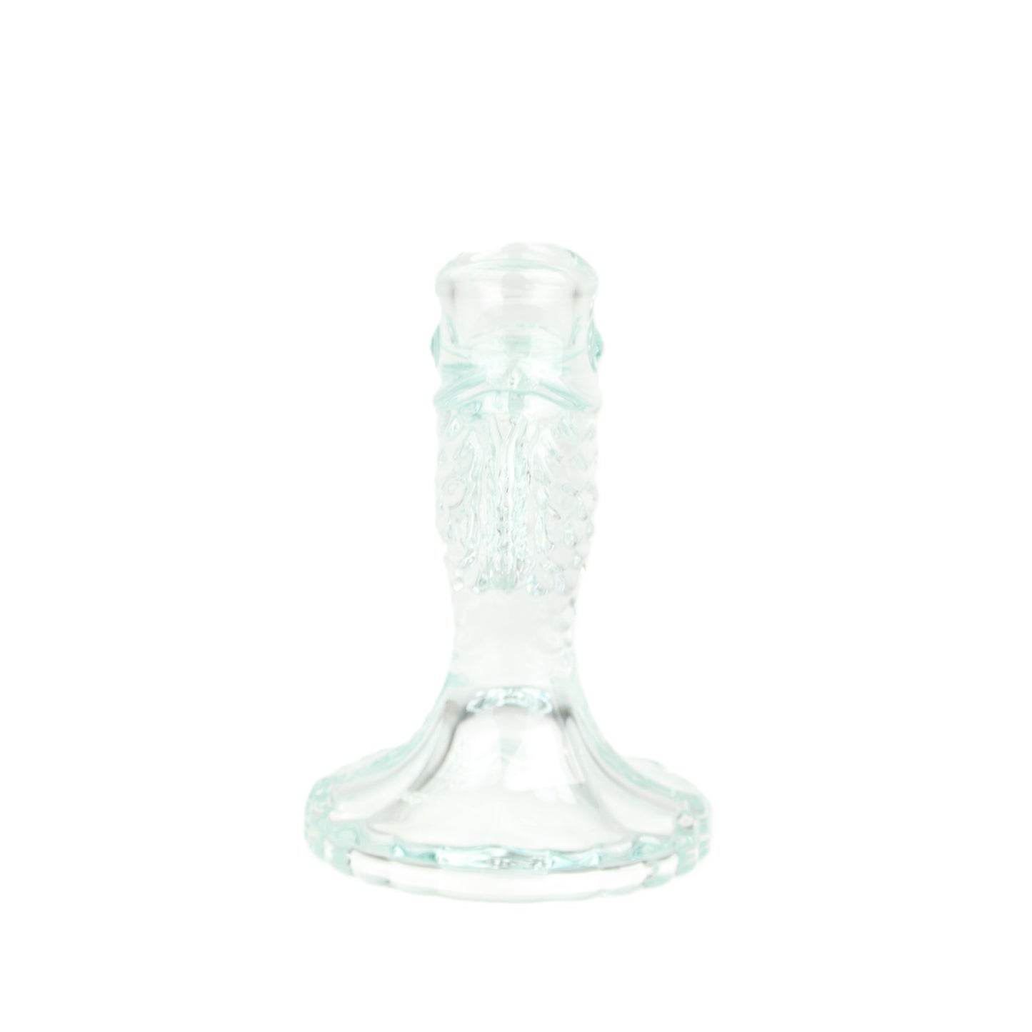 Clear Fish Candlestick