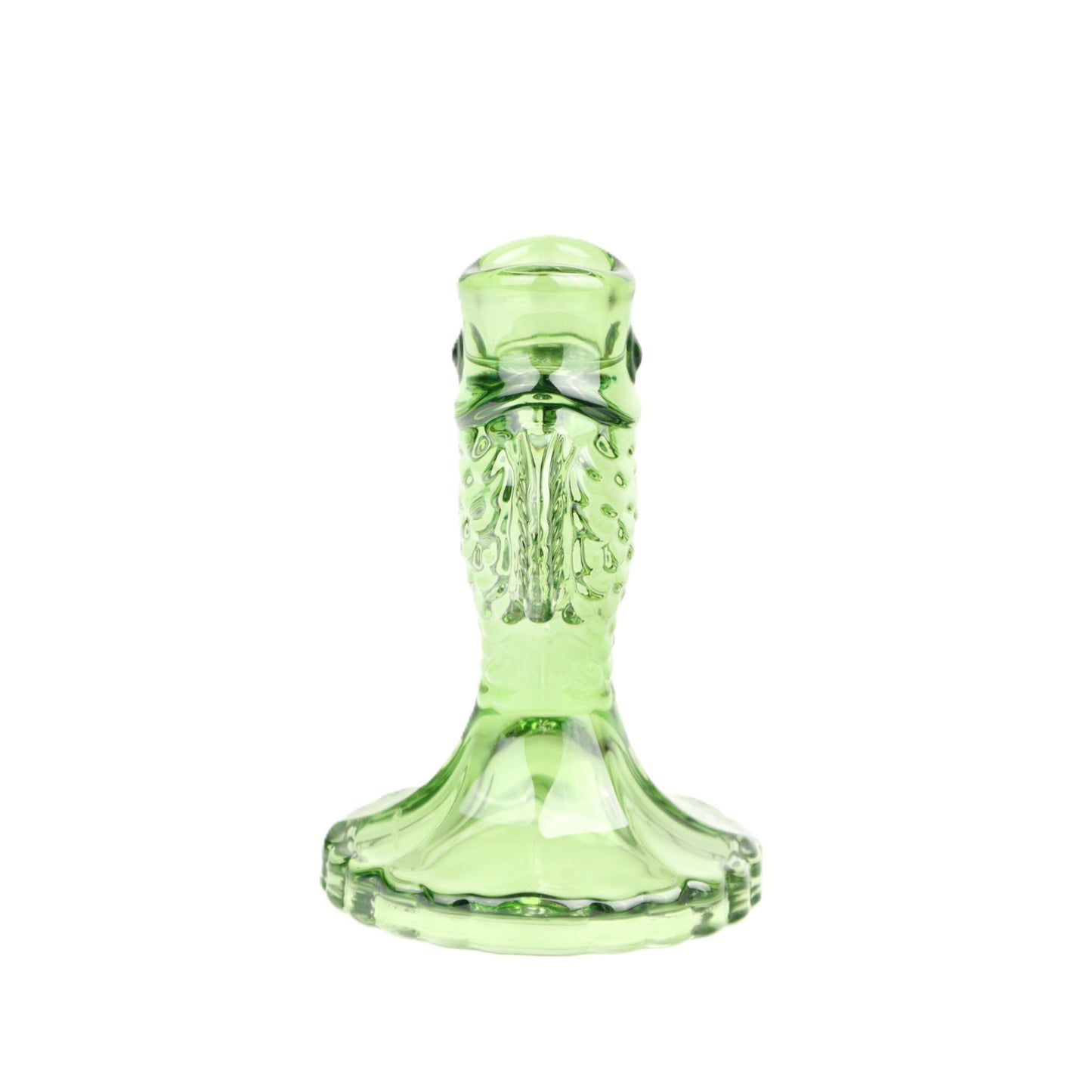 Green Fish Candlestick