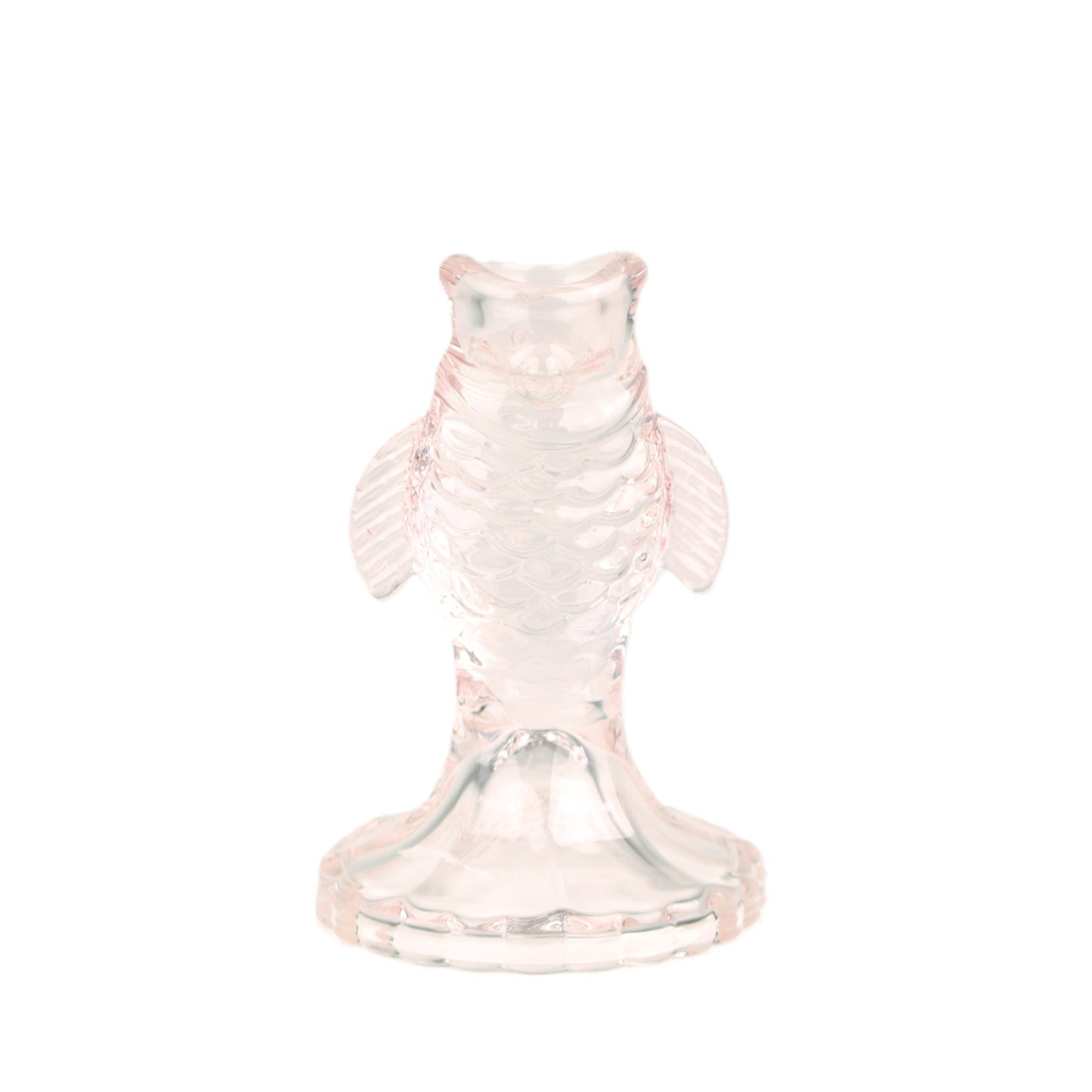 Pink Fish Candlestick