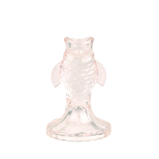Pink Fish Candlestick