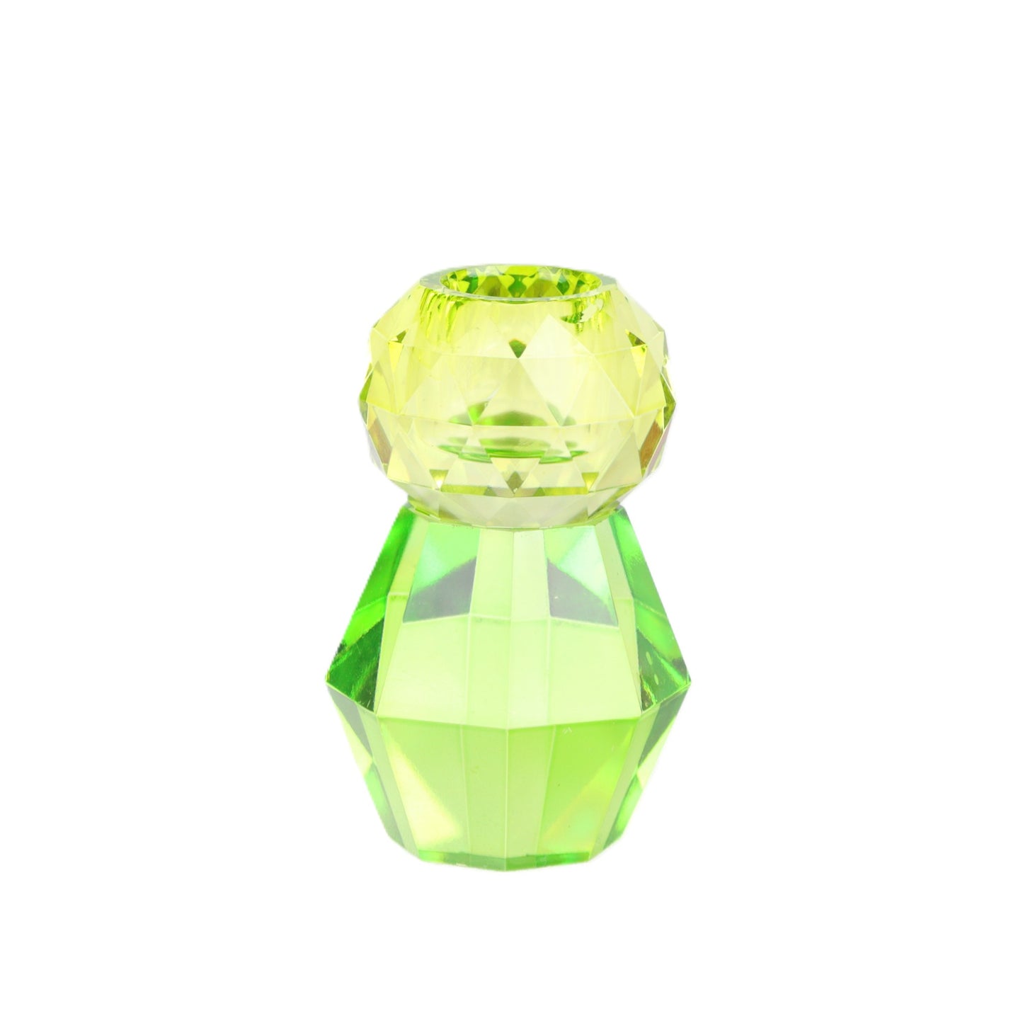Lime Prism Candlestick