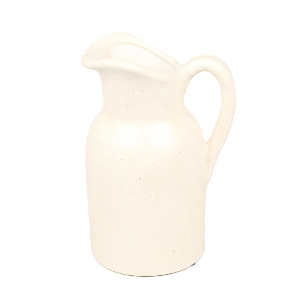 Ivory Crackle Jug