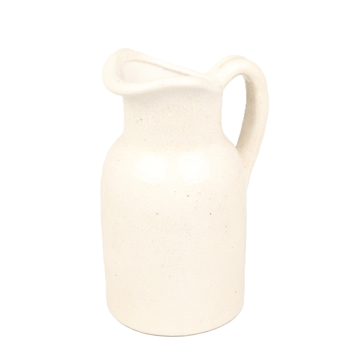 Ivory Crackle Jug