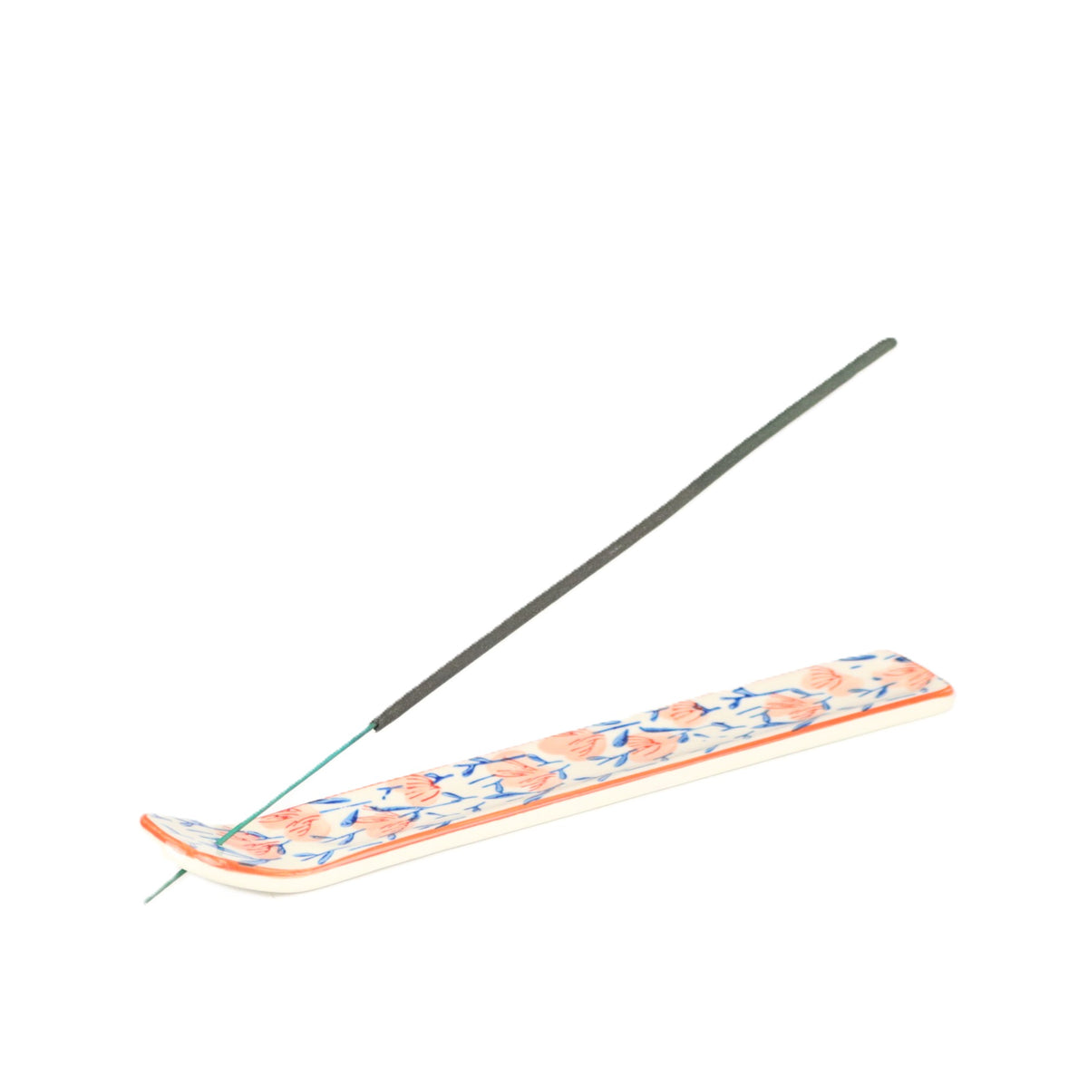 Crimson Flowers Incense Holder