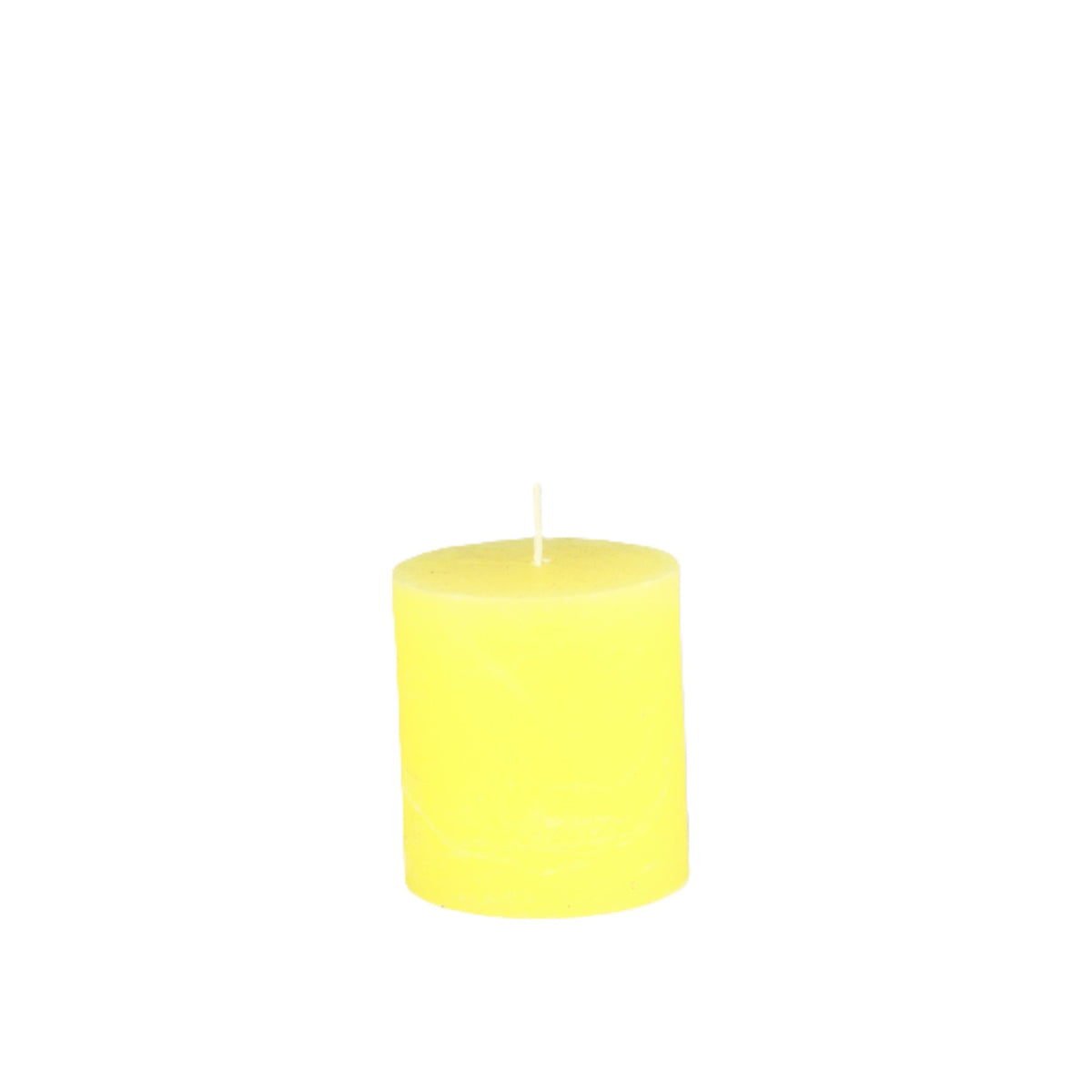 Lemon Pillar Candle Small