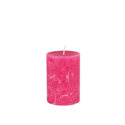 Cerise Pillar Candle Small