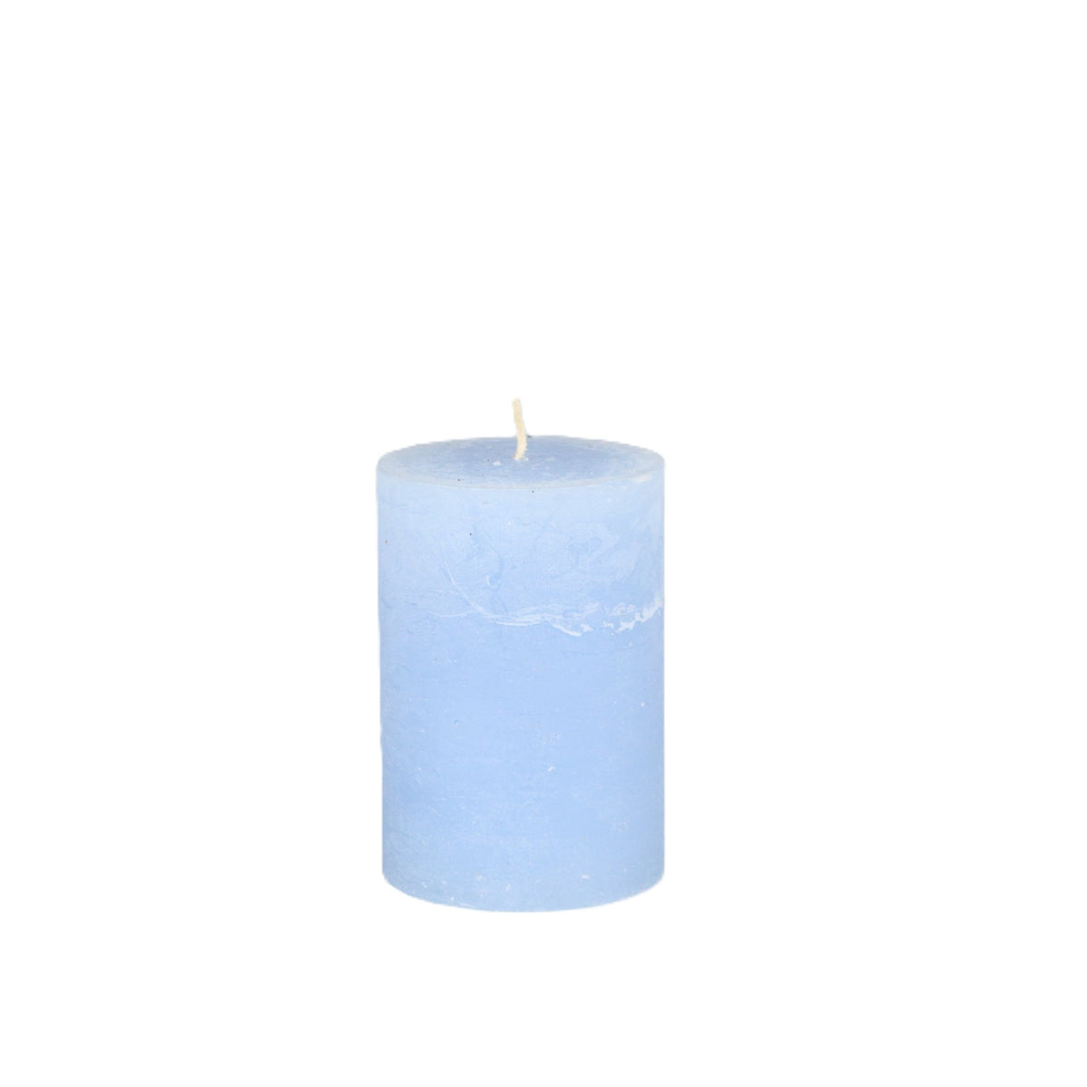 Sky Blue Pillar Candle Small