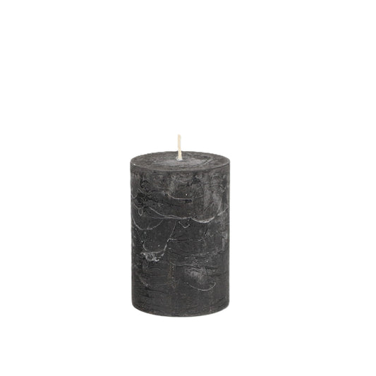 Black Pillar Candle Small