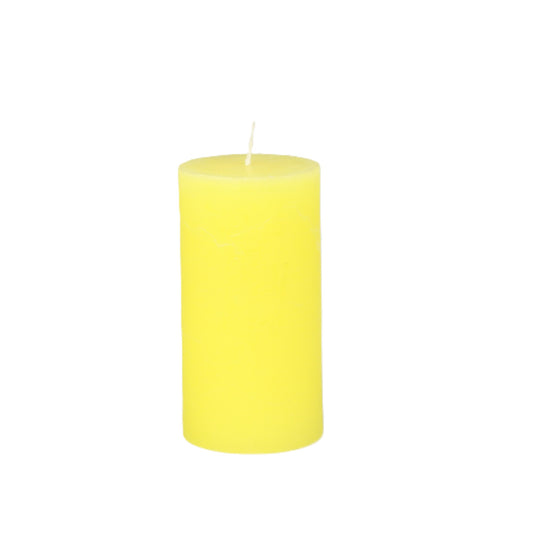 Lemon Pillar Candle Medium