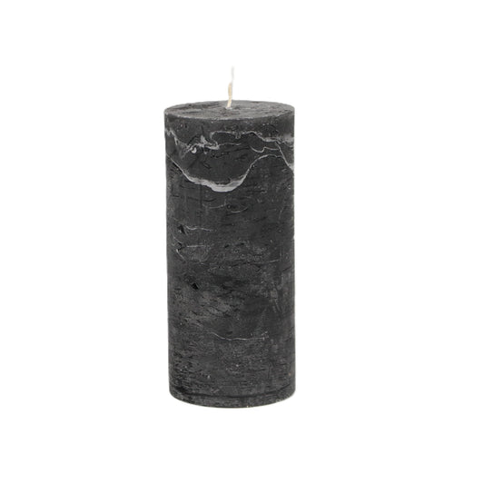 Black Pillar Candle Large