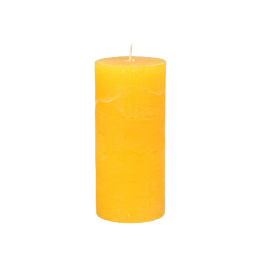 Super Yellow Pillar Candle Large
