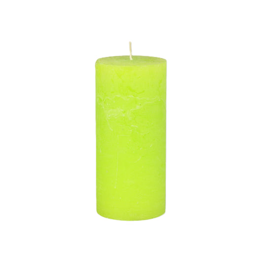 Lime Pillar Candle Large