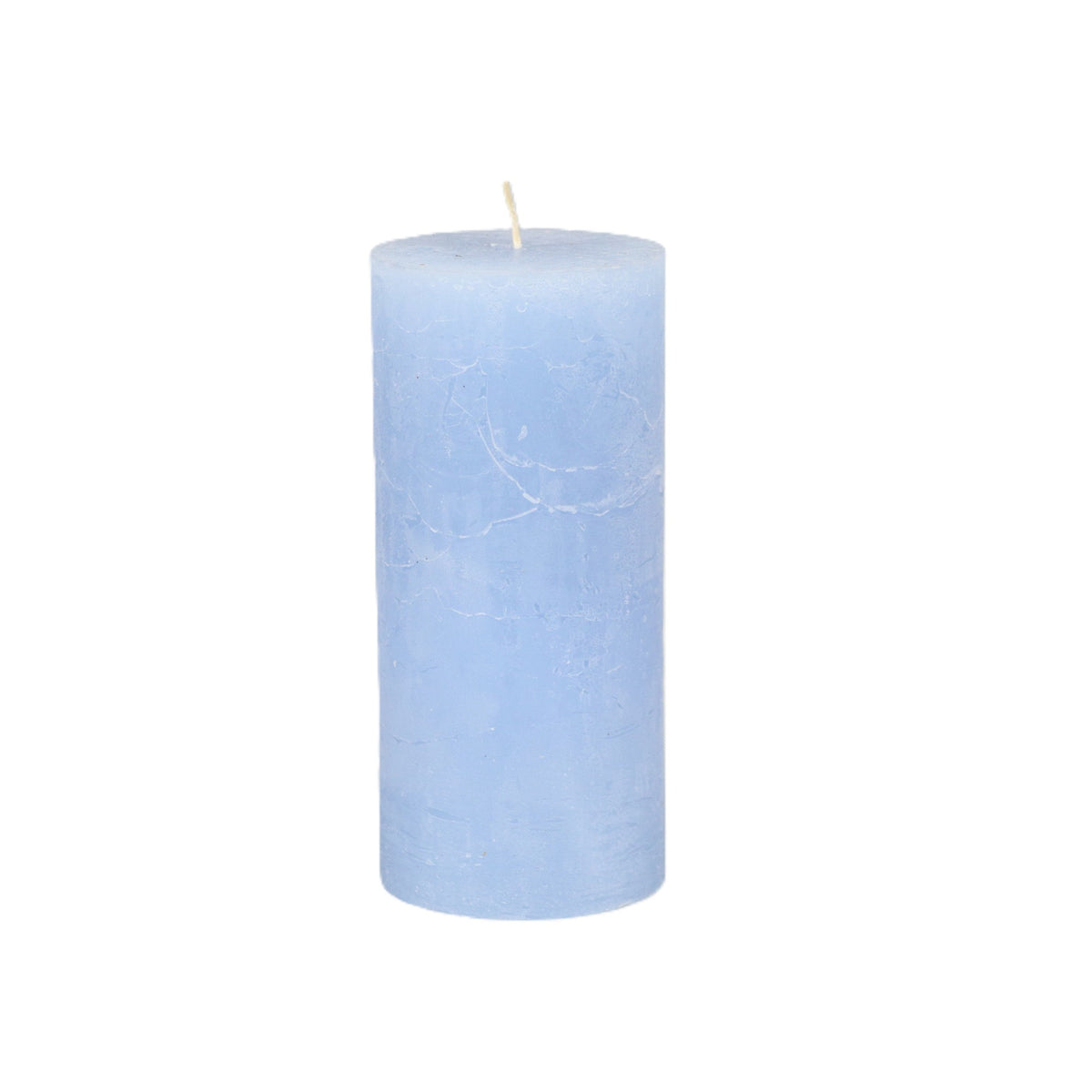 Sky Blue Pillar Candle Large