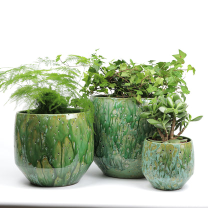 Marbled Emerald Planter Large