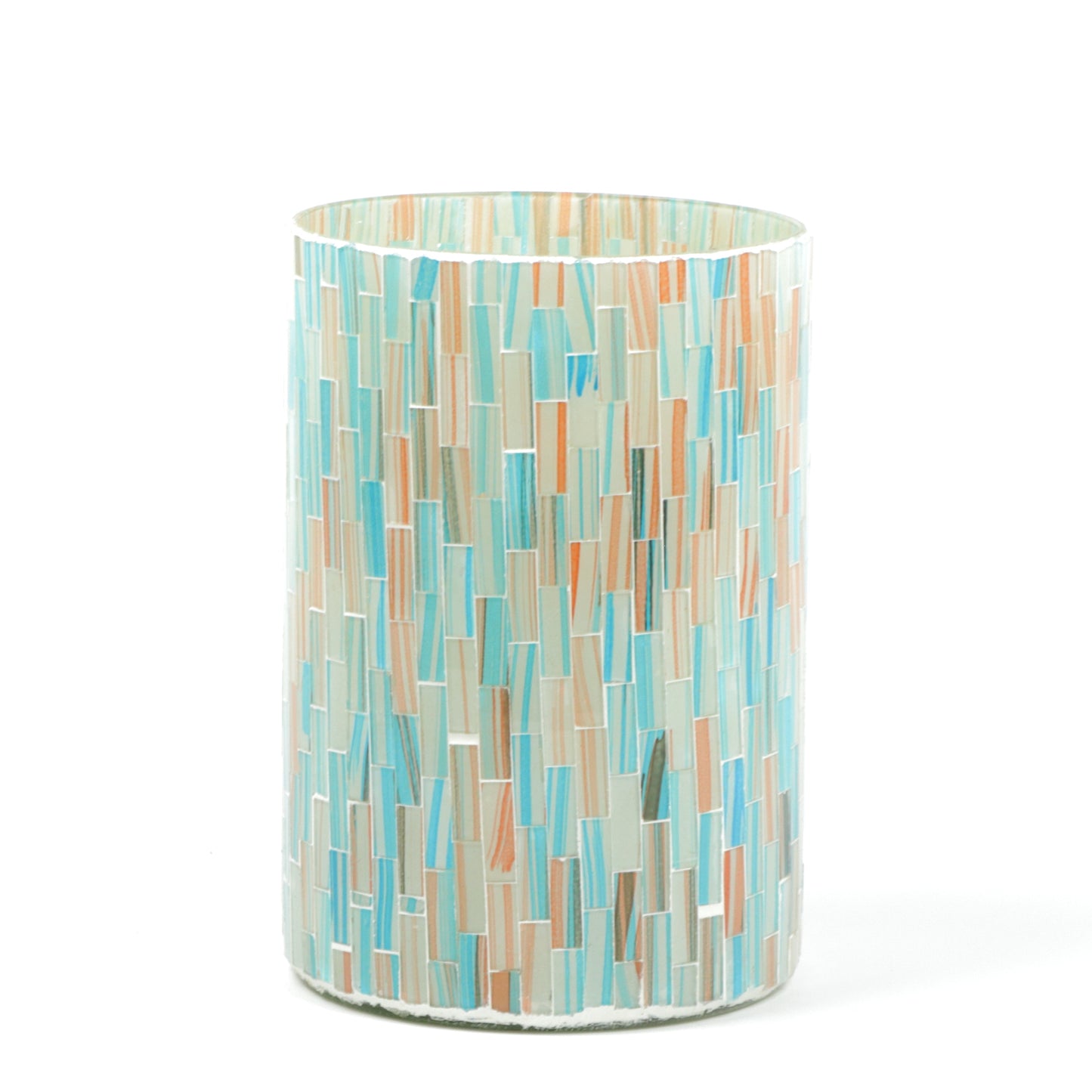 Cerulean Mosaic Cylinder
