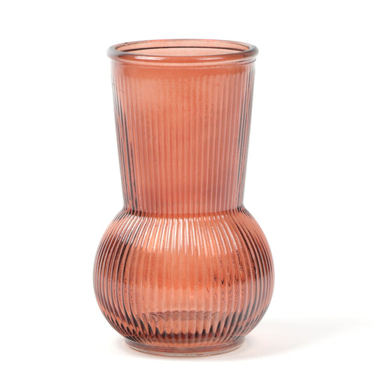 Bulbous Rosewood Vase