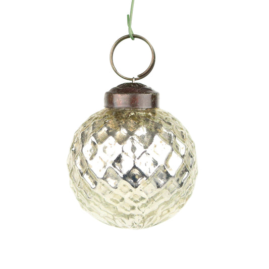 Silver Diamond Dimples