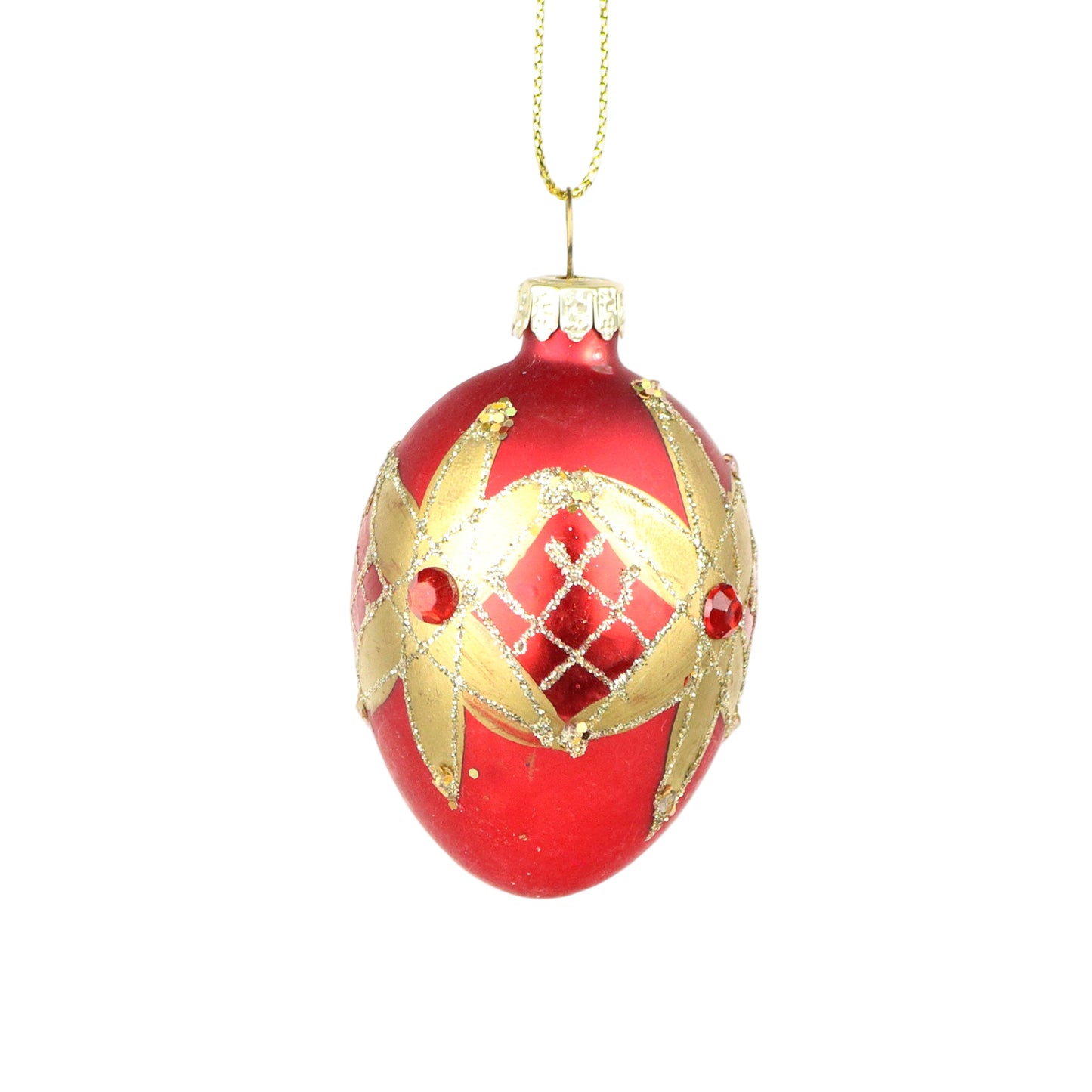 Cardinal Gilded Egg