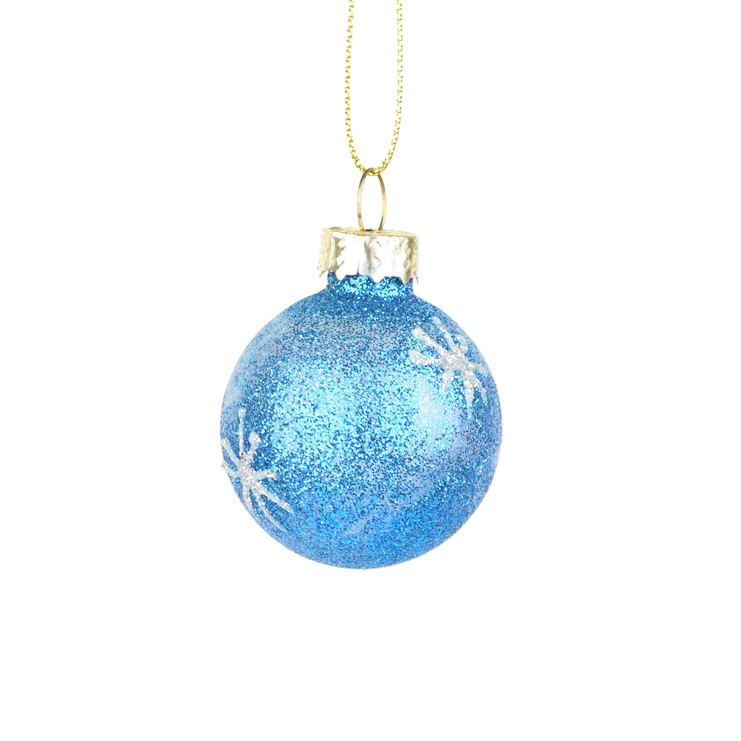 Frosty Blue Snowflake