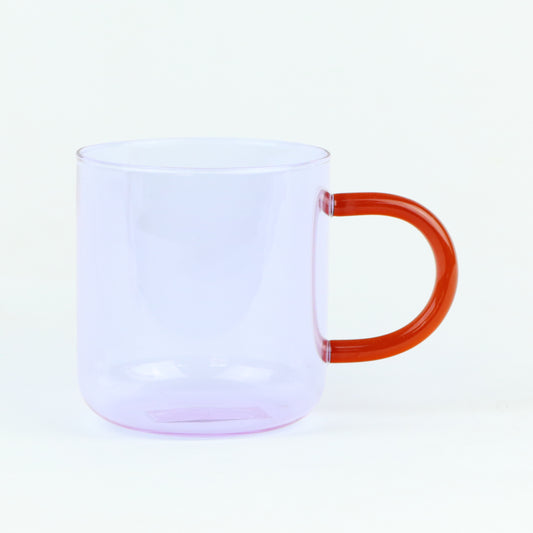 Pink Glass Mug