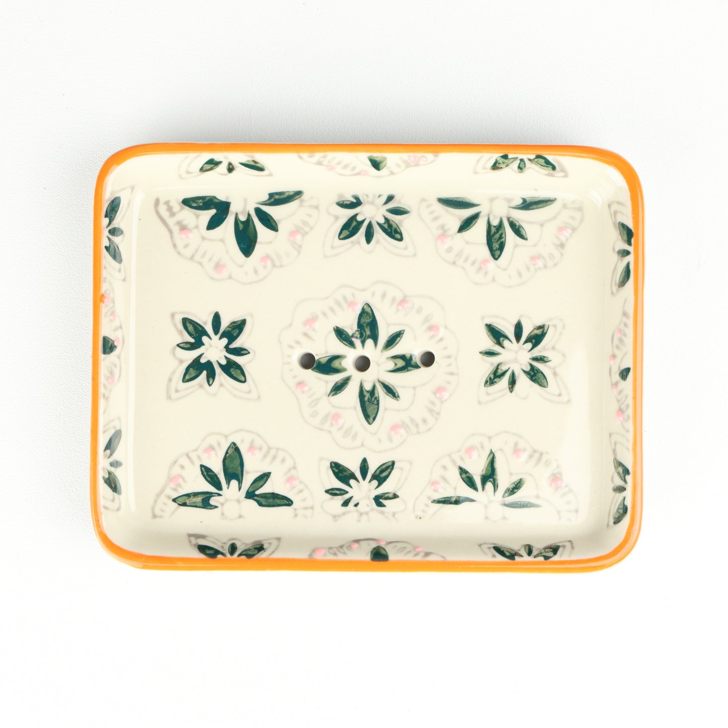 Orange Pedicel Soap Dish
