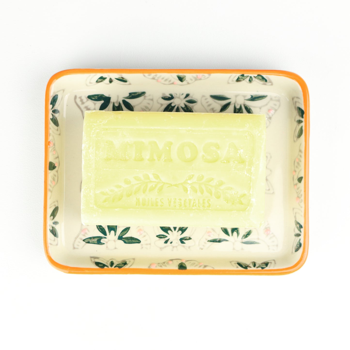 Orange Pedicel Soap Dish