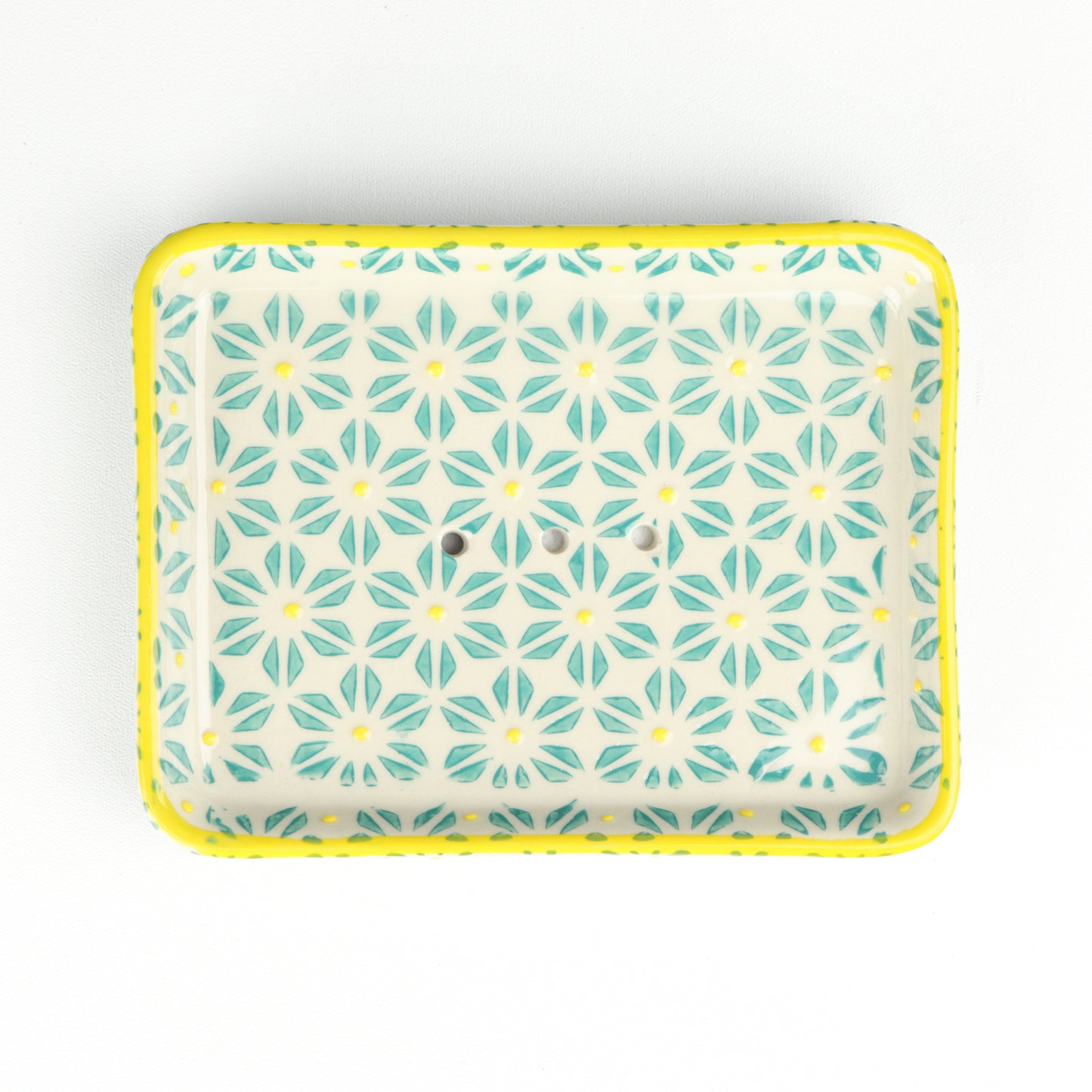 Lemony Petals Soap Dish