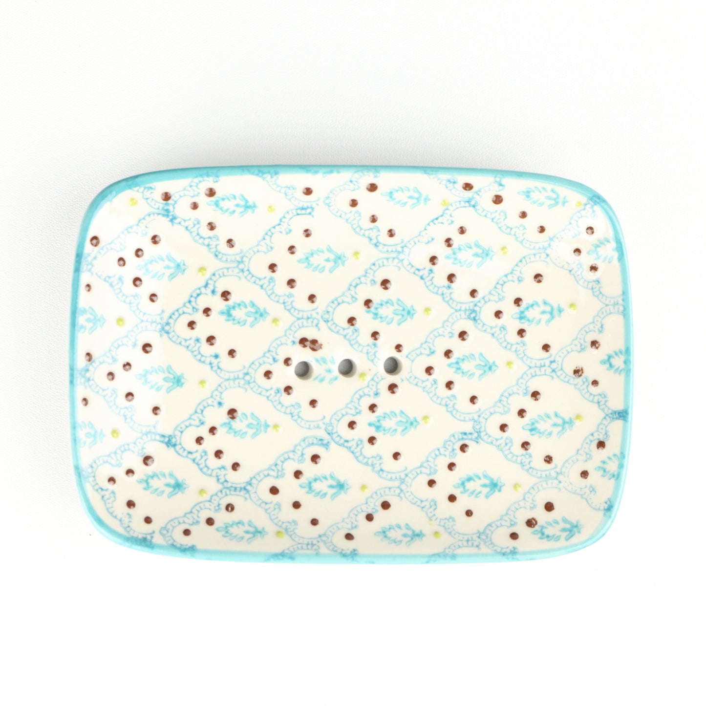 Azure Pineapples Soap Dish