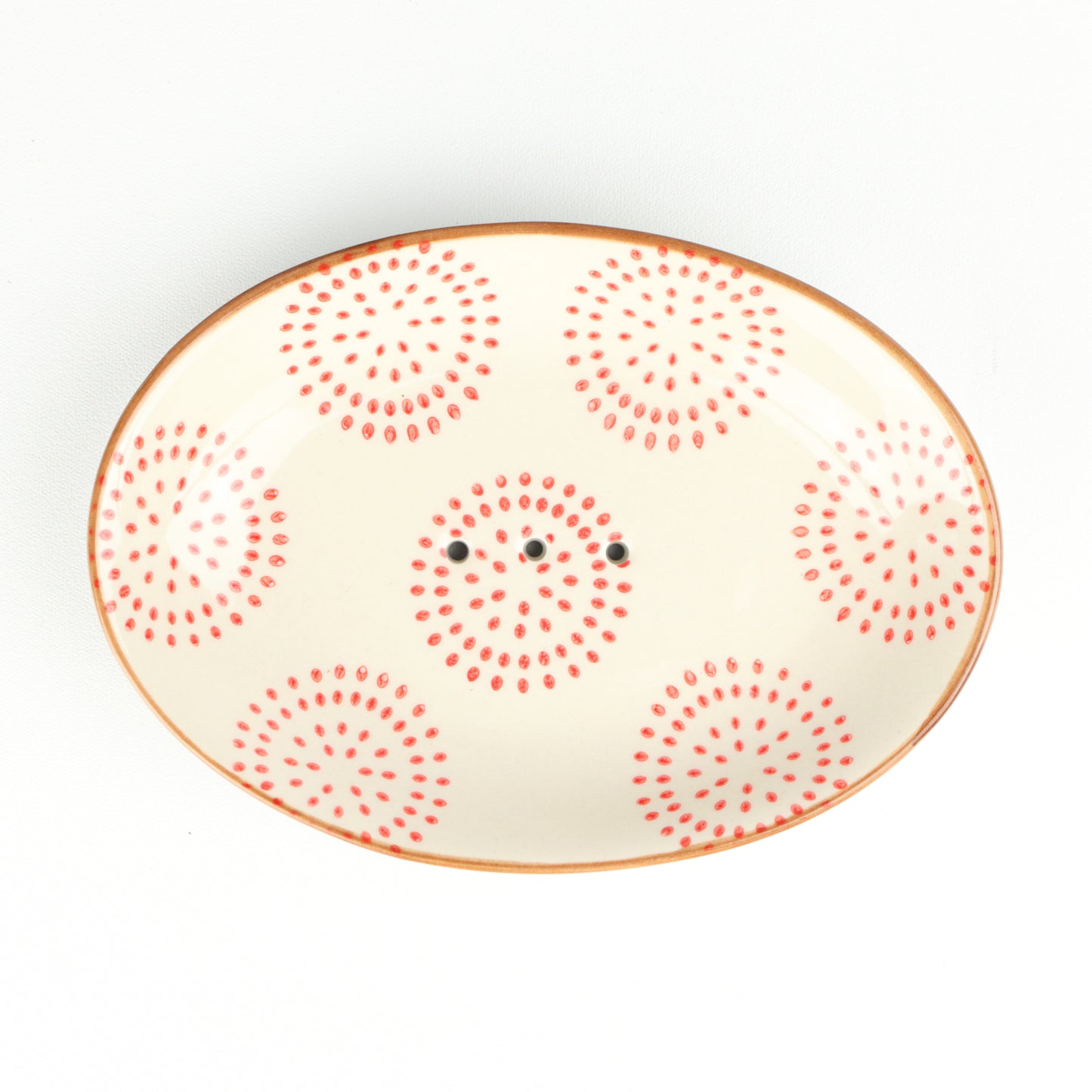 Concentric Amber Soap Dish