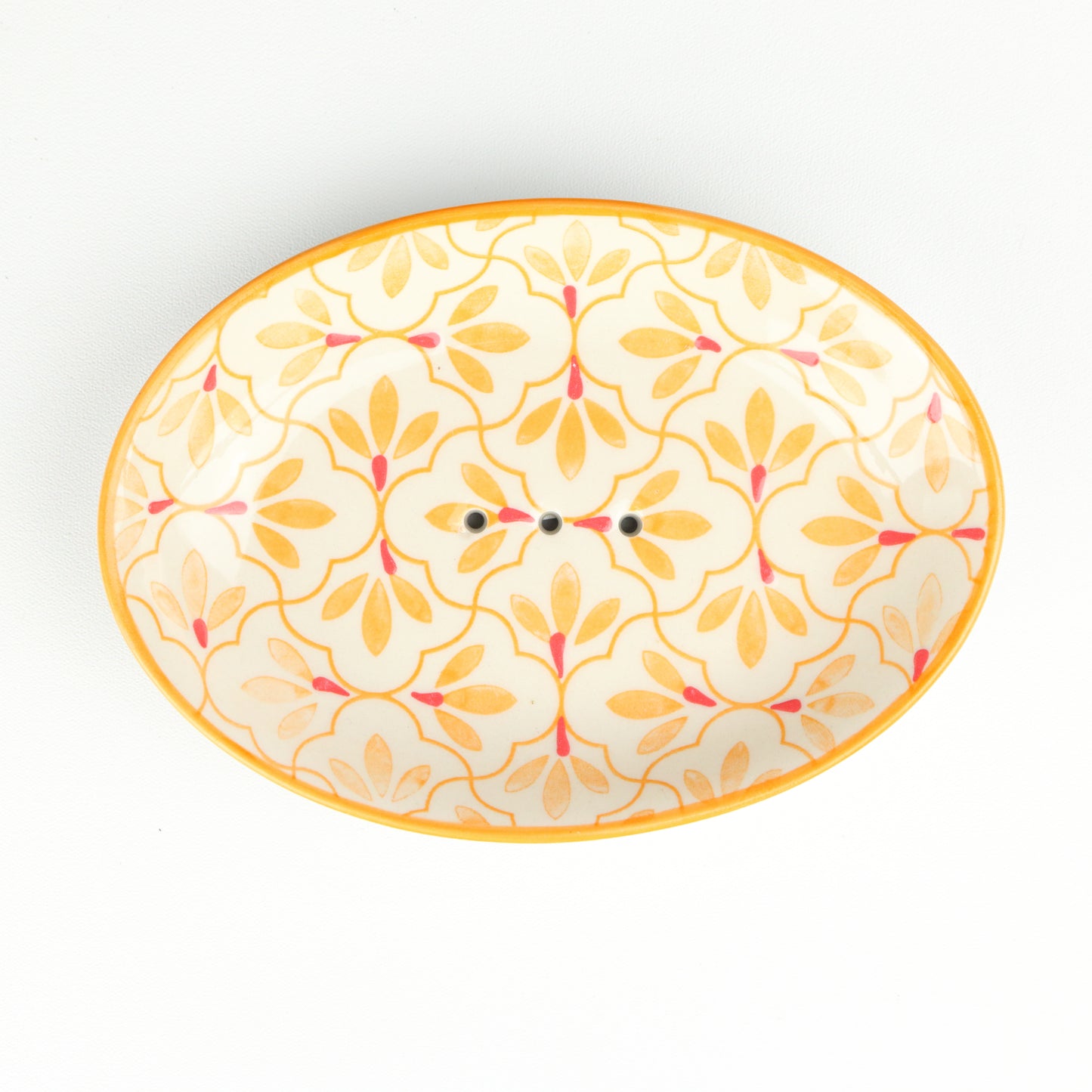 Orange Petals Soap Dish