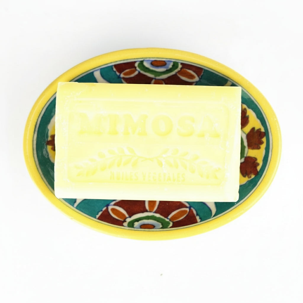 Azure Patterned Soap Dish