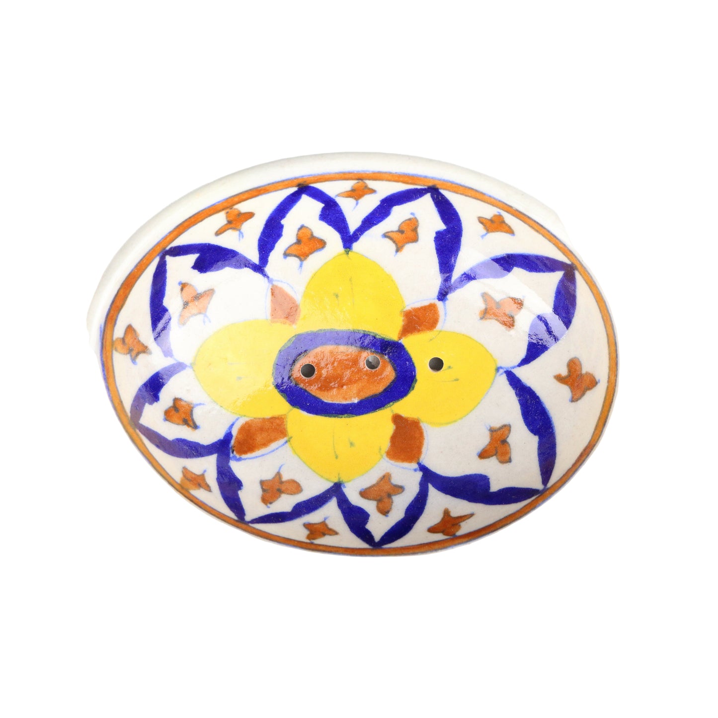 Azure Detailed Soap Dish