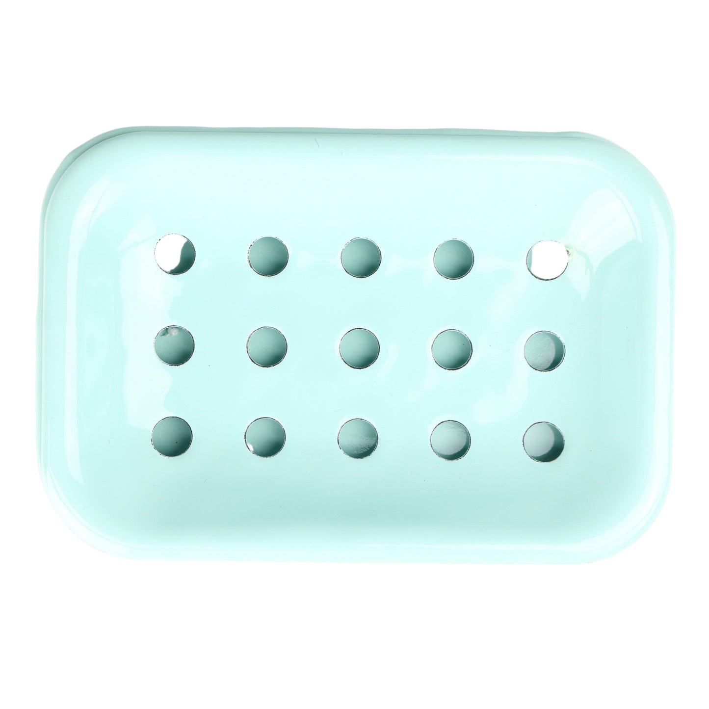 Baby Blue Steel Soap Dish