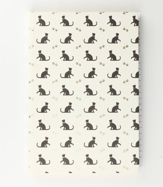 Hardback Gilded Feline A5 Notebook