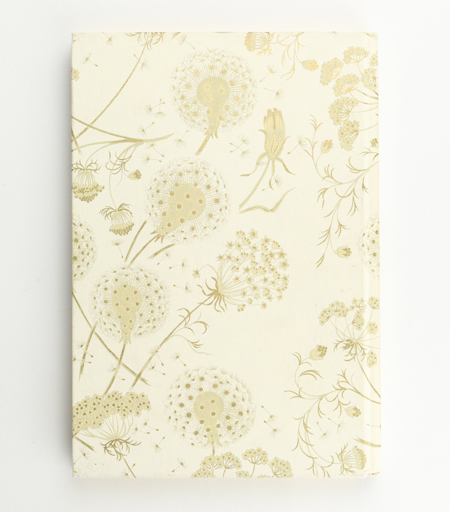 Golden Dandelions Gilded Edge Hardback A5 Notebook
