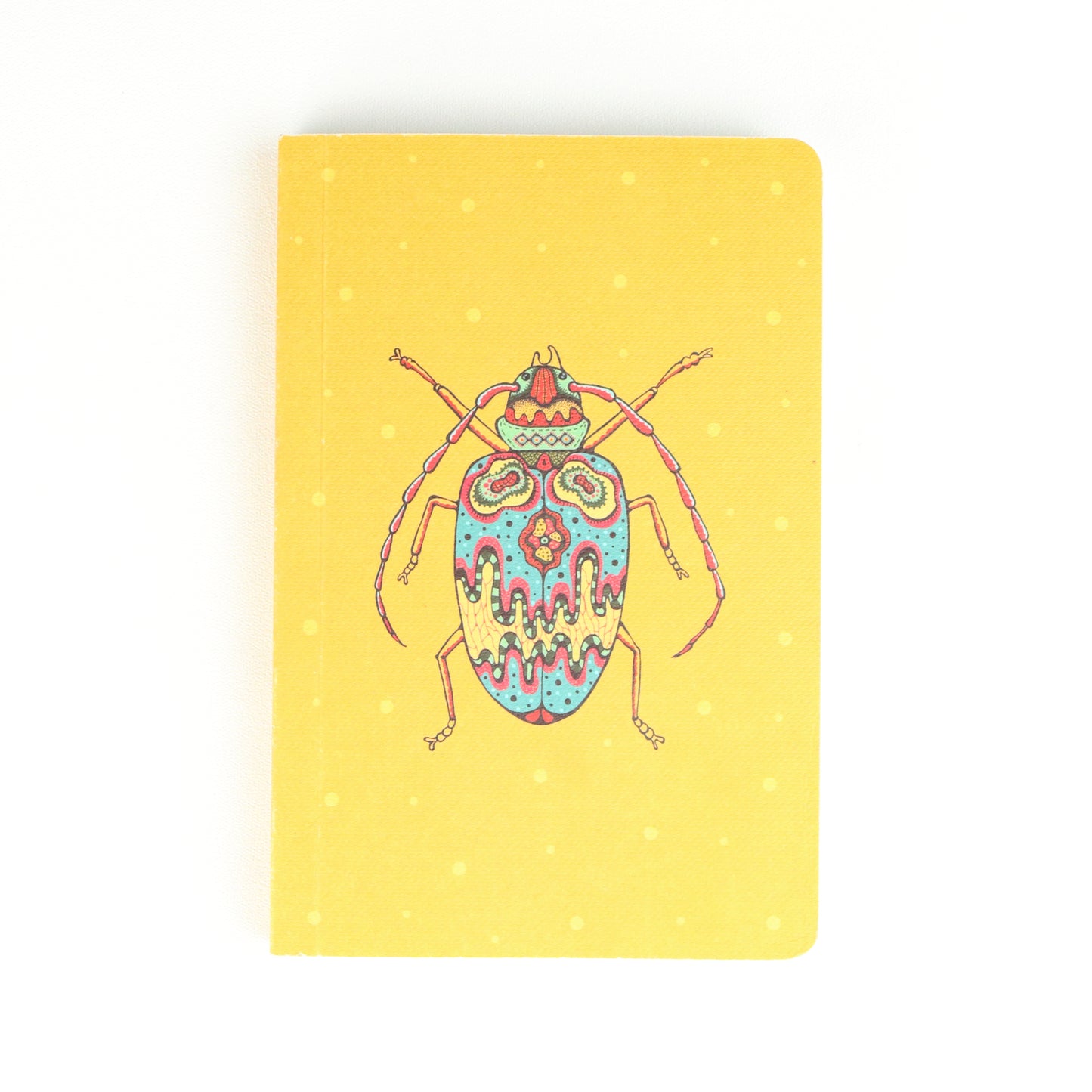 Golden June Beetle Softback A7 Notebook