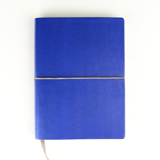 Azure Leather Bound Notebook