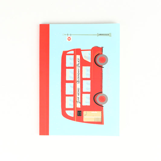London Bus Softback Lined A7 Notebook