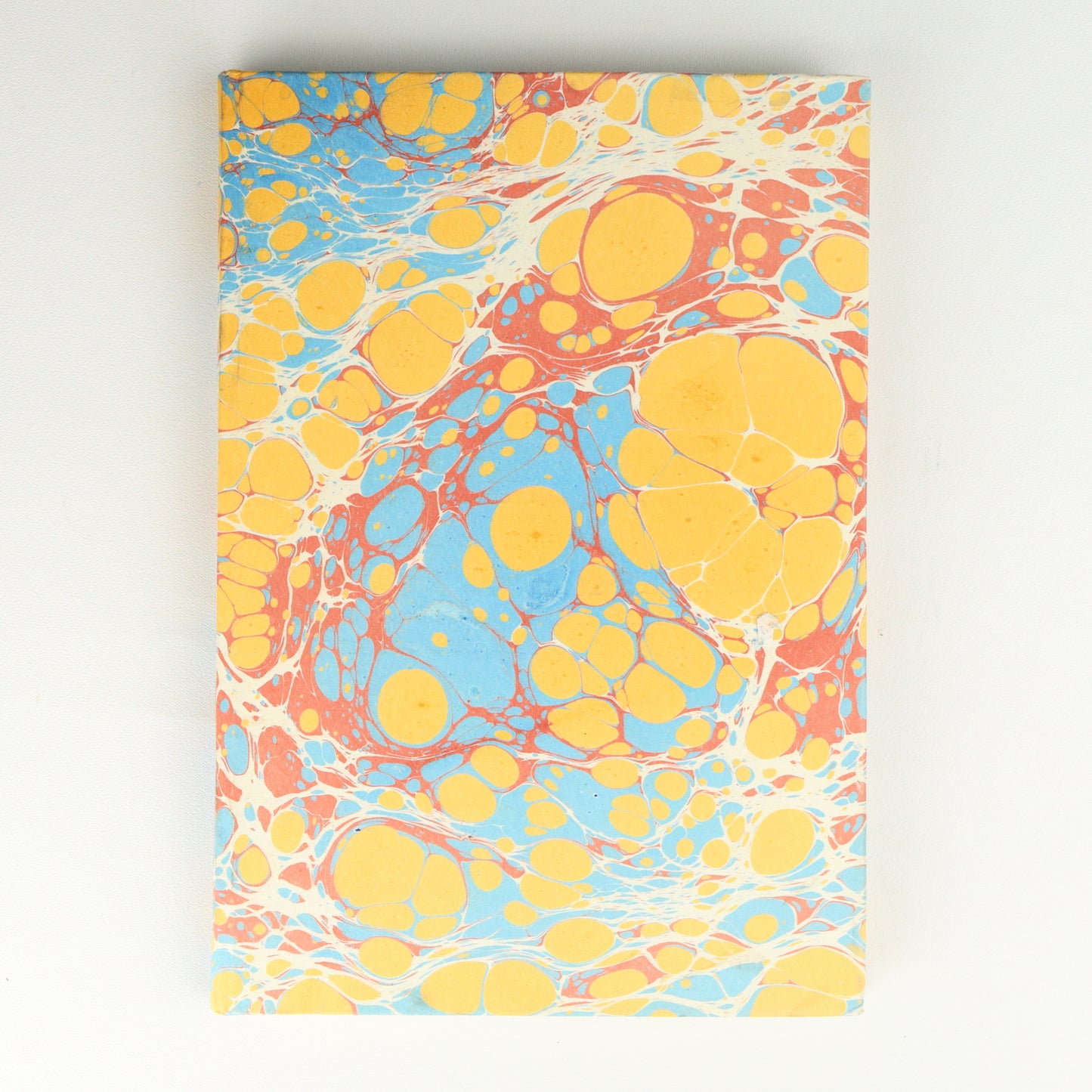 Vivid Sunset Marbled Notebook
