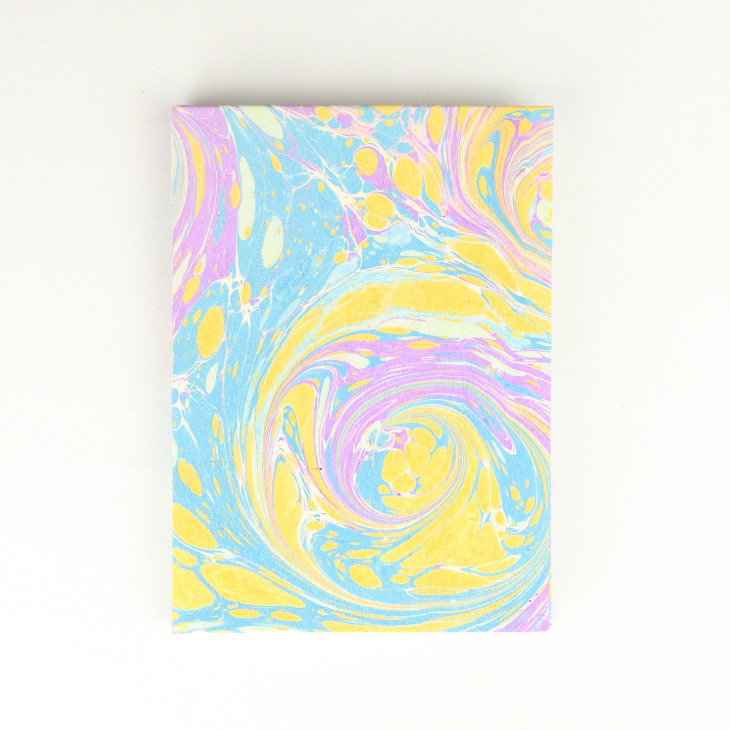 Candyfloss Ocean Marbled Notebook