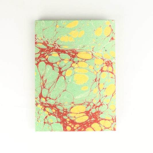 Emerald Cardinal Marbled Notebook