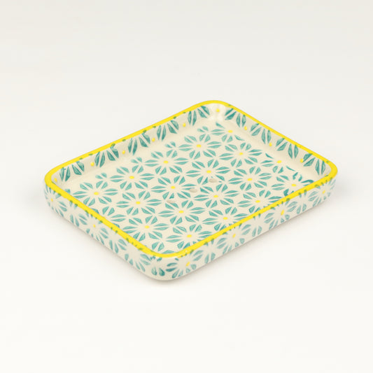Lemony Petals Soap Dish