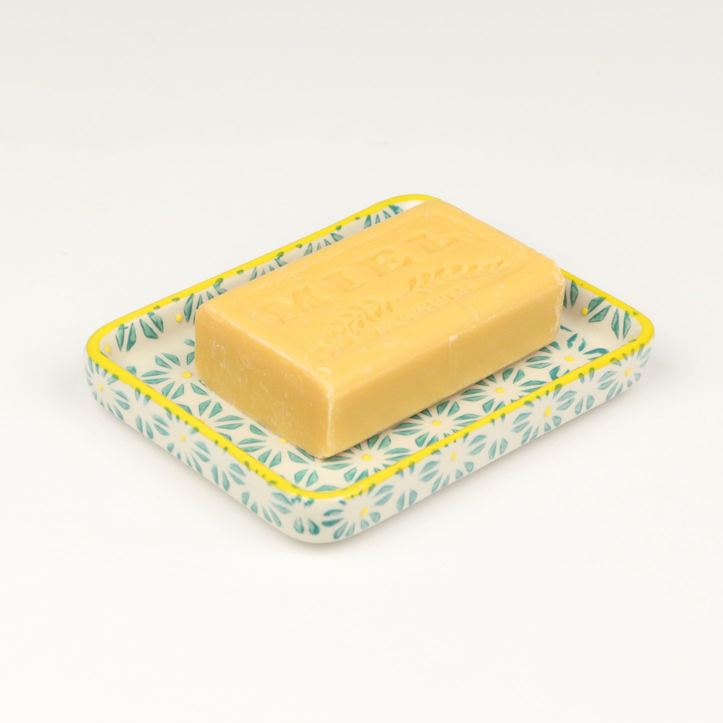 Lemony Petals Soap Dish