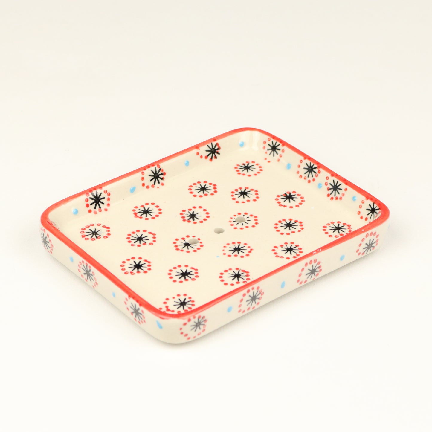 Crimson Fireworks Soap Dish