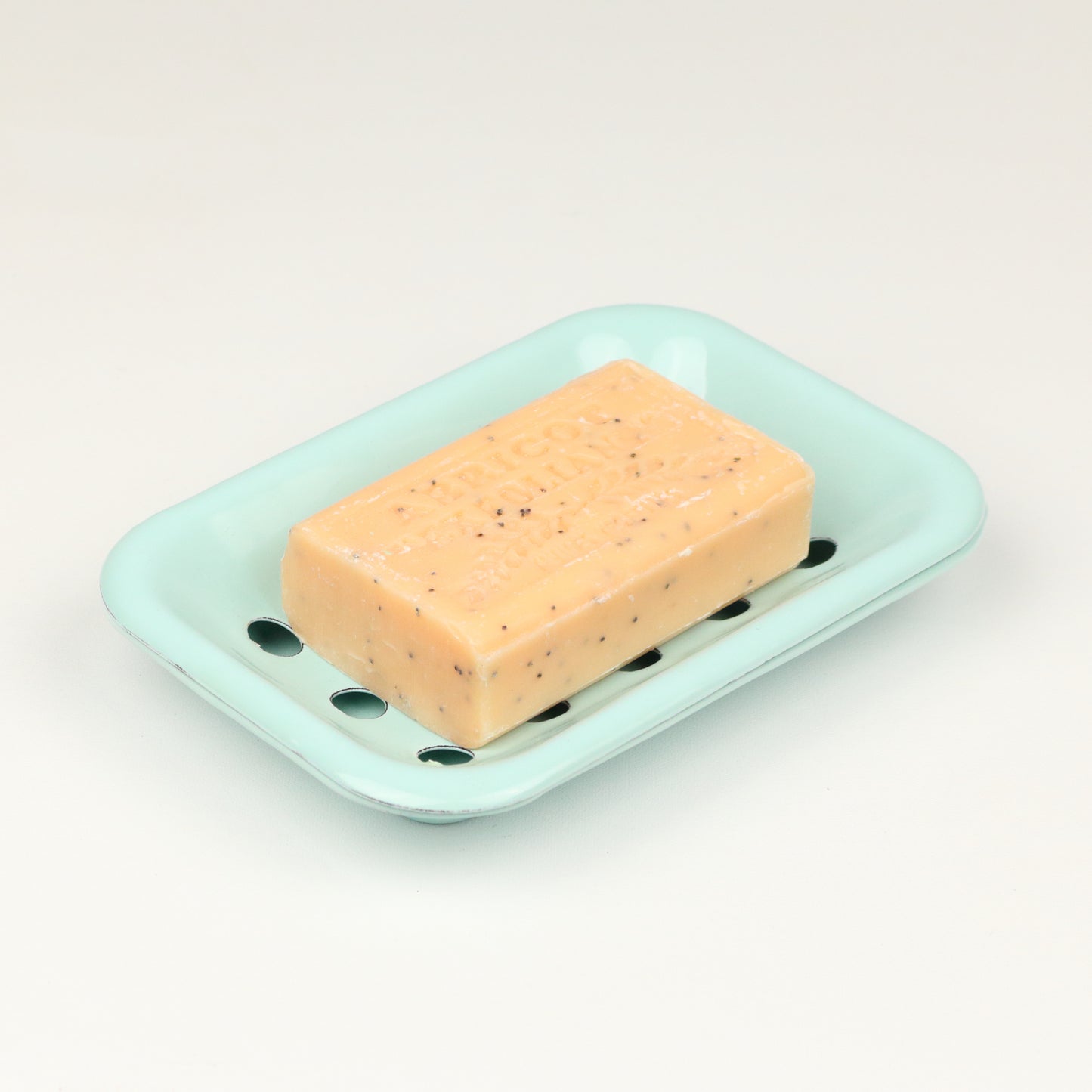 Baby Blue Steel Soap Dish