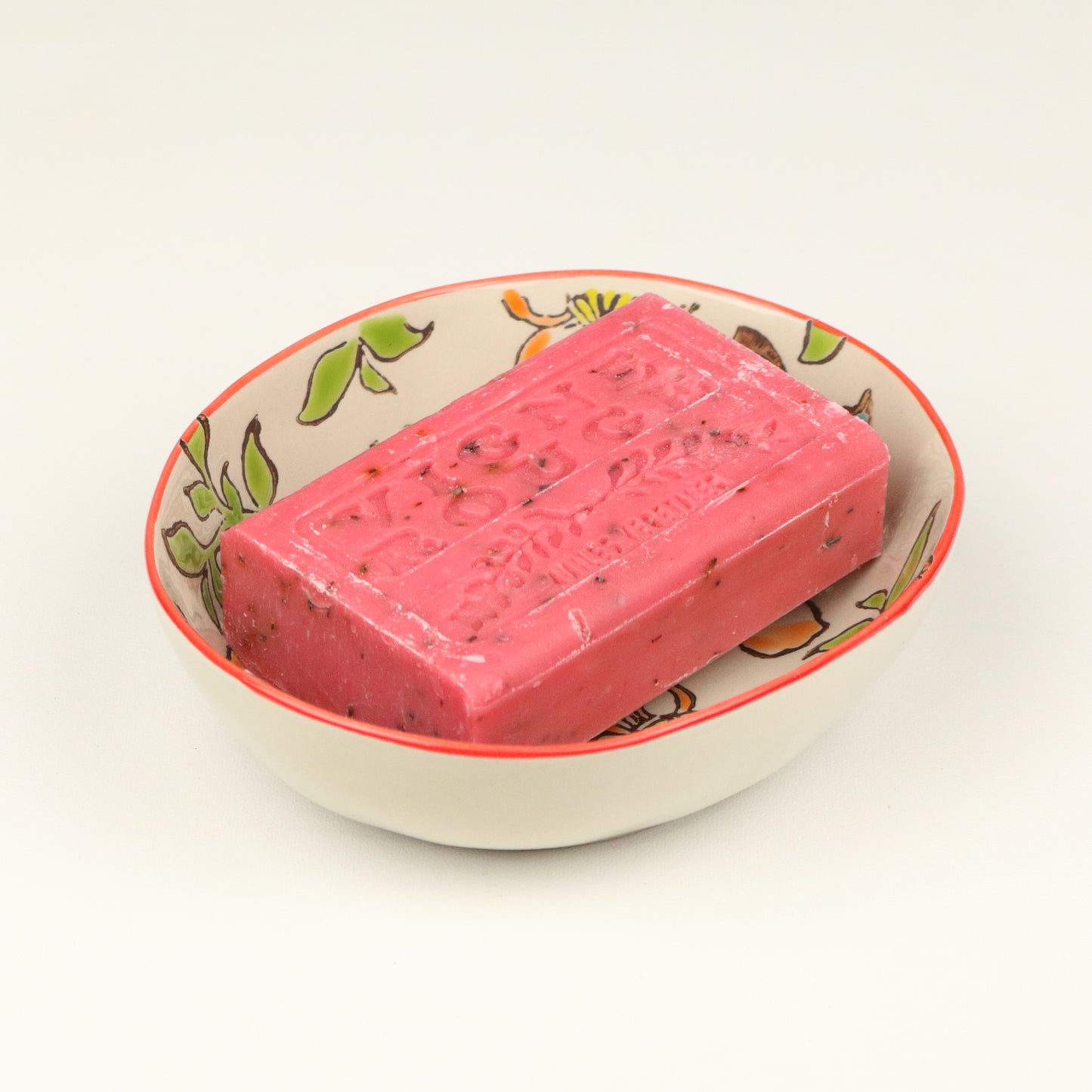 Scarlet Floral Soap Dish